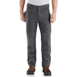 Carhartt mens Rugged Flex Steel Multi Pocket Work Utility Pants, Shadow, 34W x 34L US