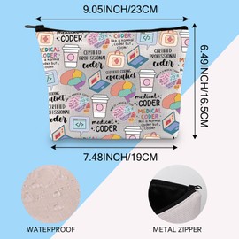 Medical Cosmetic Bag for Bill Specialist Medical Gift Medical Coding Gift Hospital Bill Zipper Pouch, Medical Cosmetic Bag Size 3UK, Fashionable