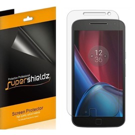 Supershieldz (6 Pack) Designed for Motorola Moto G4 Plus and Moto G Plus (4th Generation) Screen Protector, High Definition Clear Shield (PET)