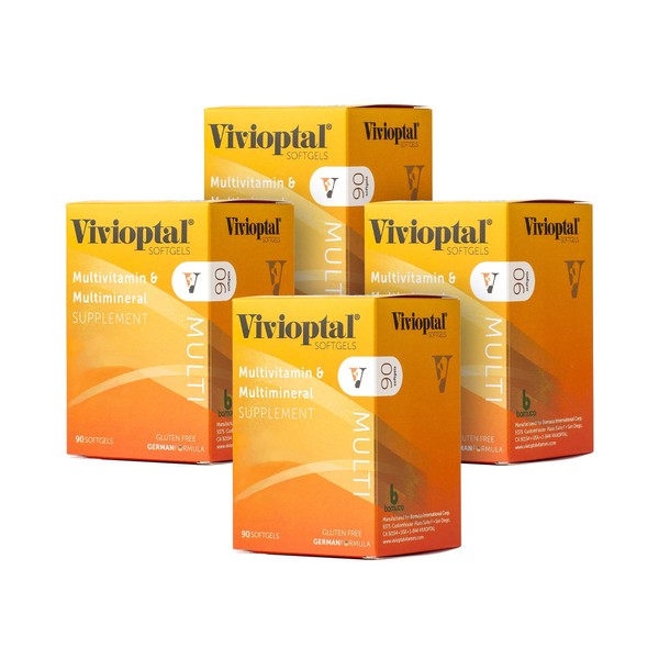 Vivioptal Multi 1 Year Supply - Multivitamin & Multimineral Supplement - Lipotropic Substances & Trace Elements