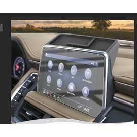 Hoolcar Dashboard Dash Storage Tray Organizer Compatible with 2021-2024 Suburban/Tahoe/Yukon Accessories, Dash Board Storage Tray Dash Mounted Container Box Behind Screen, Black