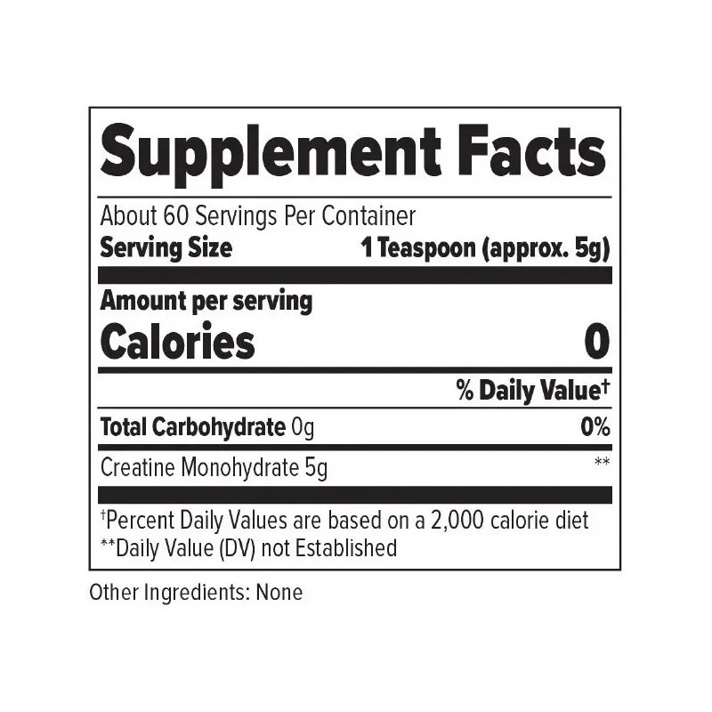 Creatina Pura Monohidratada Finaflex / 300 Grs / 60 Serv.