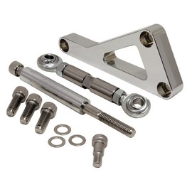 Compatible / Replacement forCHEVY Small Block ALTERNATOR Bracket Set (LWP) - Chrome