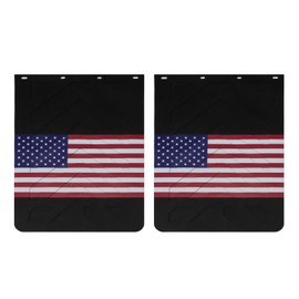 FUTAIHE Mud Flaps for Semi Trucks American Flag Polymer Tractor Trailer Heavy Duty Rubber Mudflaps Oversized Splash Guard, 24 x 36Inch, 2PCS