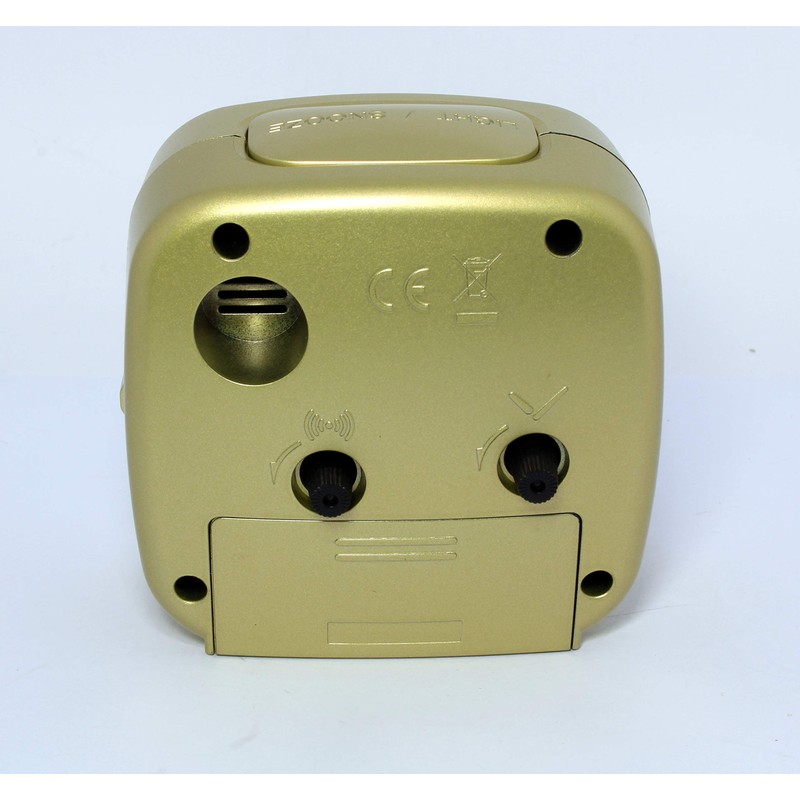 Atlanta Wecker ohne Ticken mit Licht Analog Gold - 1978-9