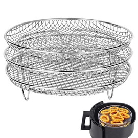 Air Fryer Racks for Gowise USA Airfryer,Accessories for Ninja AirFryer,Fit all 4.2QT - 5.8QT Air fryer,Oven,Press Cooker