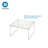 InterDesign iDesign Bath Stacking Small Clear/Satin Shelf