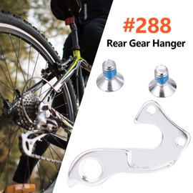 Aluminium Alloy Cycling Bicycle Mech Derailleur Hanger Gear Rear Hook 1 Piece Rear Hook Universal Gear Hanger for Bicycles 4 x 6 cm (288)