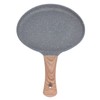 Flat Bottomed Pancake Pan Grey Aluminum Alloy Cooking Pan Non