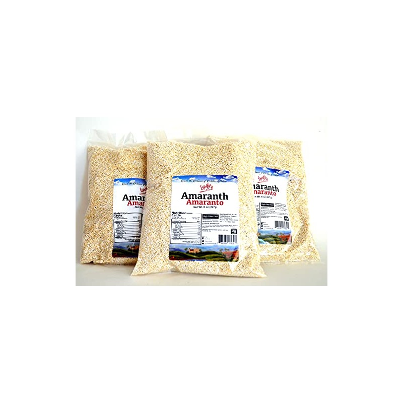 Lupitas Brand 3 pack Popped Amaranth (Amaranto) 8 oz 226