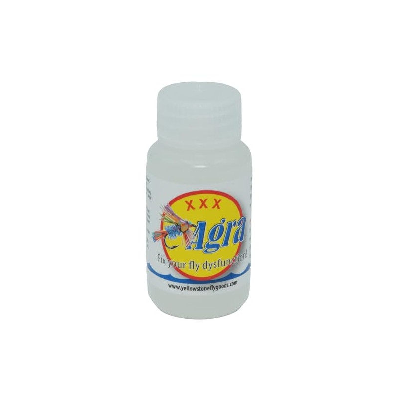 Fly Agra Floatant, 2 oz, 1 Count, Dry Fly Floatant,
