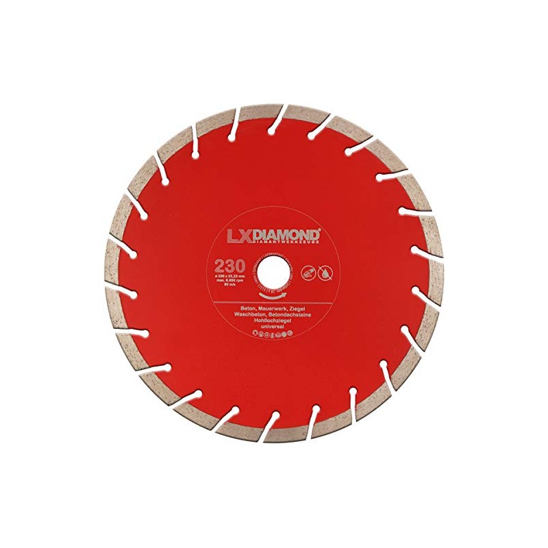LXDIAMOND Diamond Cutting Disc 230 mm x 22.23 mm Professional