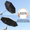 G4Free 46 Inch Travel Compact Umbrella Windproof UPF 50+ UV