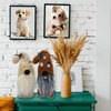 Mailin 2Pcs Dog Gnomes Puppy Doll Gnomes Plush Handmade Scandinavian