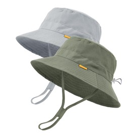 FURTALK Baby Sun Hat Toddler Boys Girls Bucket Hat for Kids 0-5 Years UPF 50+ Sun Protective Child Summer Beach Hats