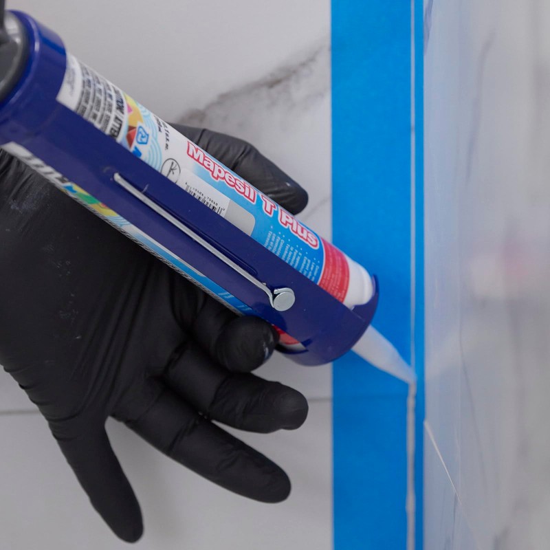 MAPEI Mapesil T Plus 100% Silicone Sealant, Waterproof & Flexible