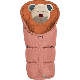 Odenwälder Baby Nest Footmuff Footmuff 81 cm Modern Blizzard Rust 11469-2-2282