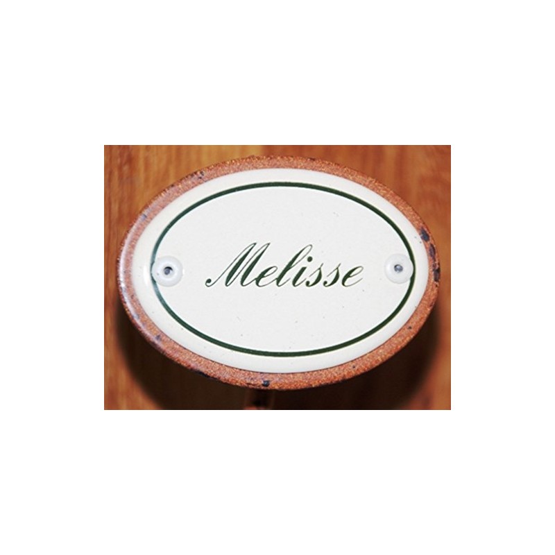 Garden – Herb Lemon Balm – Enamel 25 cm Small