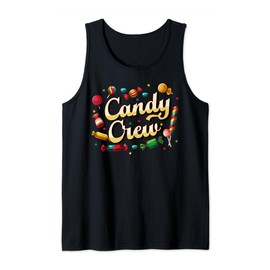 Candy Land Candy Crew Decorations Sweetie Candy Squad Tank Top