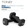 Tone Fitness 10 lb Neoprene Dumbbell Pair for Home Workouts