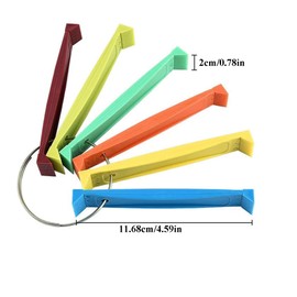 daier 5PCS Air Conditioning Brush Tool, Air Conditioner Fin Comb Cleaner kit, Steel AC Evaporator Comb, Radiator Condenser Fin Comb, FCR6 Fin Comb Tool for AC Evaporator Radiator