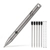 KeyUnity KP00 EDC Bolt Action Titanium Ballpoint Pen, High-Quality Pen
