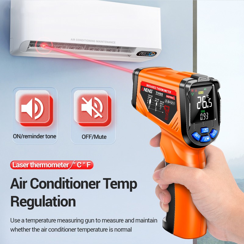 ANENG TH05 Non-Contact Infrared Thermometer -20℃~650℃/-4℉~1202℉ IR Laser Sensor Circuit