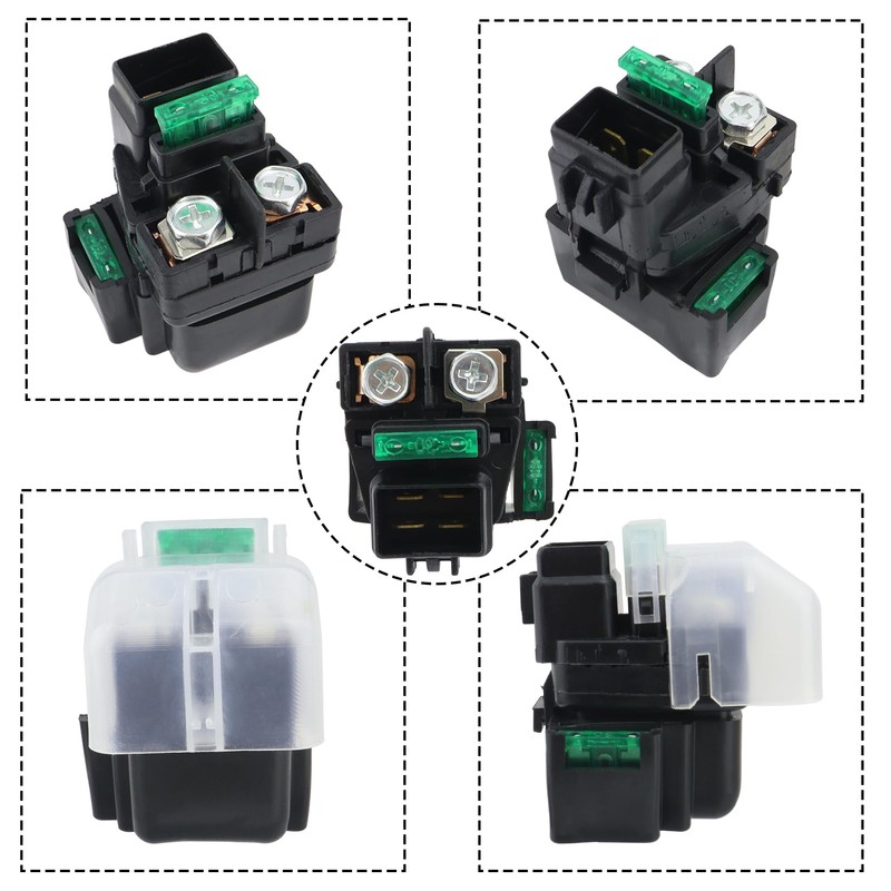 shamofeng Starter w/Relay & Ignition Switch for Suzuki Eiger 400
