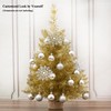 Diahom Table Tinsel Christmas Tree Artificial Mini Small 24 inches