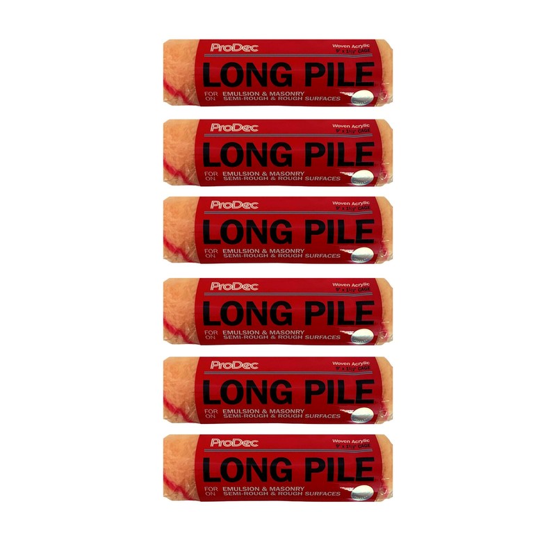 ProDec 9" x 1.5" Inch Long Pile Masonry Roller Sleeves