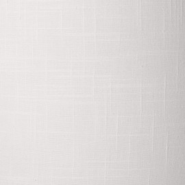 Off-White Fabric Medium Drum Lamp Shade 13" Top x 14" Bottom x 10" High (Spider) Replacement with Harp and Finial - Brentwood