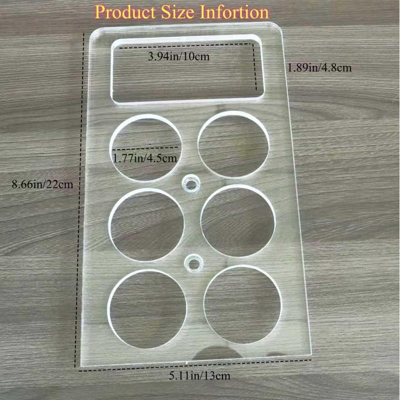 Mancala Board Router Template Templates 1/4'' Thick Router Template Guide