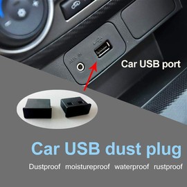 100pcs USB 2.0/3.0 Type A Dust Cover Port Protectors Anti-Dust Dirt USB Port Anti-Dust Cover Plugs Protector Stopper Cap for Female Port for TV,Computer,Other Devices (Red)