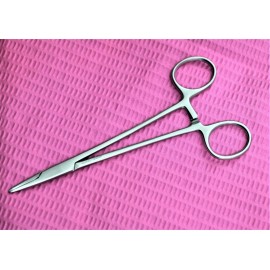 CYNAMED USA PREMIUM WEBSTER NEEDLE HOLDER SMOOTH 5" SURGICAL VETERINARY BEVELED EDGE -A+QLTY