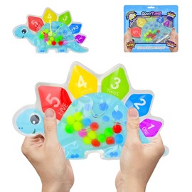 Colour Sorting Sensory Toys for Toddlers, Dinosaur Color Matching Toys, Fine Motor Skills Montessori Toys, Fidget Learning Toys for Autism ADHD, Educational Preschool Activities Travel Essentials