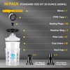 YUZES Disposable Paint Spray Gun Cup Kit - 20 Ounce