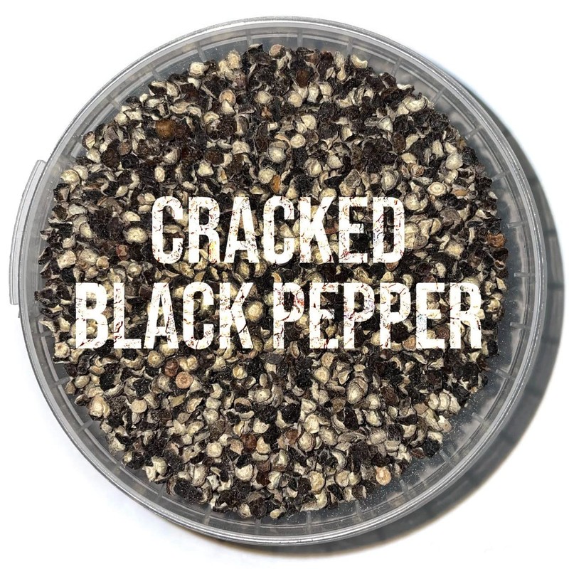 Cracked Black Pepper - 750g (Ideal Size for Grinders)