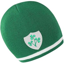 Mens/Womens Ireland Beanie Hat Green
