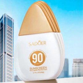 Sadoer Protector Solar SPF 90 PA Hidratante Alta Duracin 2.1 FL OZ 60g Proteccin UVA y UVB Resistente al Agua                                         