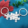 Best Friend Keyring for Him Her Couple Friendship Keychain Set
