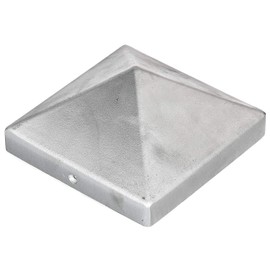Gah-Alberts 217242 Post Cap for Wooden Posts 120 x 120 mm Aluminium Glass Blank