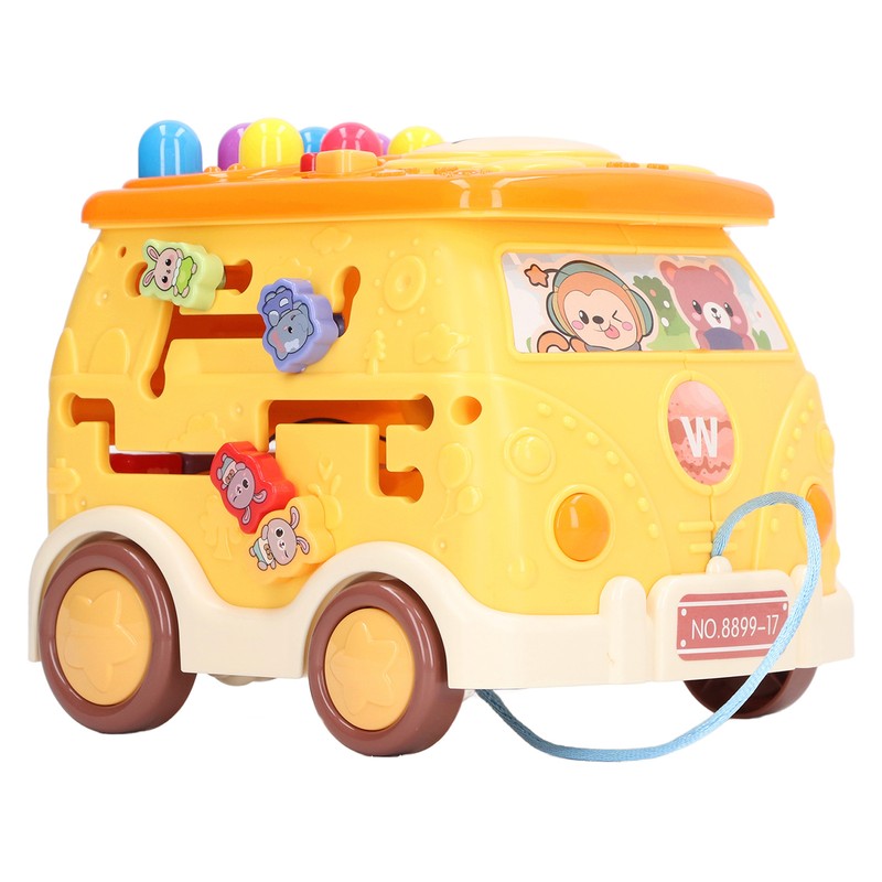 Bus Beat A Mole Toy Educational Sound Light Interactive Musical