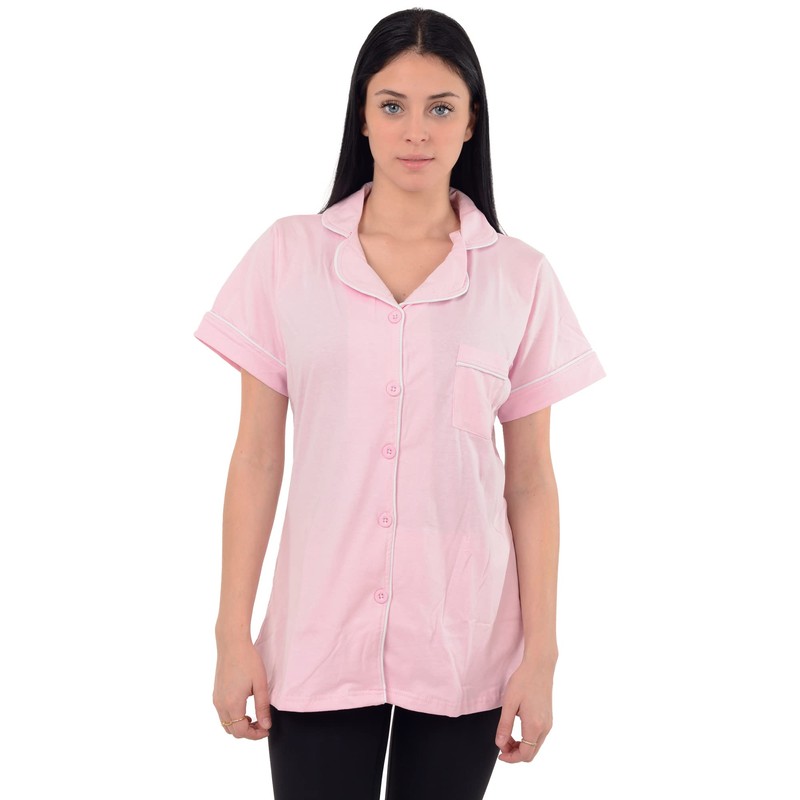 USBD Post Mastectomy Surgery Recovery Shirt Lapel Collar with Drain