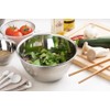 Yoshikawa SJ1391 Bowl, Silver, 5.5 inches (14 cm), Graduated, Fits