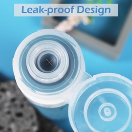 GLAMFIELDS GLAMFIELDS Travel Bottles for Toiletries,TSA Approved 3oz size Leak Proof Silicone Containers for Shampoo, Conditioner,Easy to Squeeze and Portable, Essentials for Traveling (4 Pack) Black