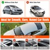 43" Universal Car Roof Rack, Upgraded Adjustable Window Frame Roof