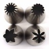 #1M #2D #4B #6B Large Piping Nozzles, 4 pcs Stainless