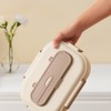 Lunch Box with Thermal Carry Bag, 4 Compartments + Bowl