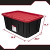 MioeDi MioeDi 27 Gallon Stackable Snap Lid Plastic Storage Bin