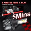 CHUSYYRAY For Hummer H3 2006-2010 H13+H10 LED Headlights Hi/Lo +